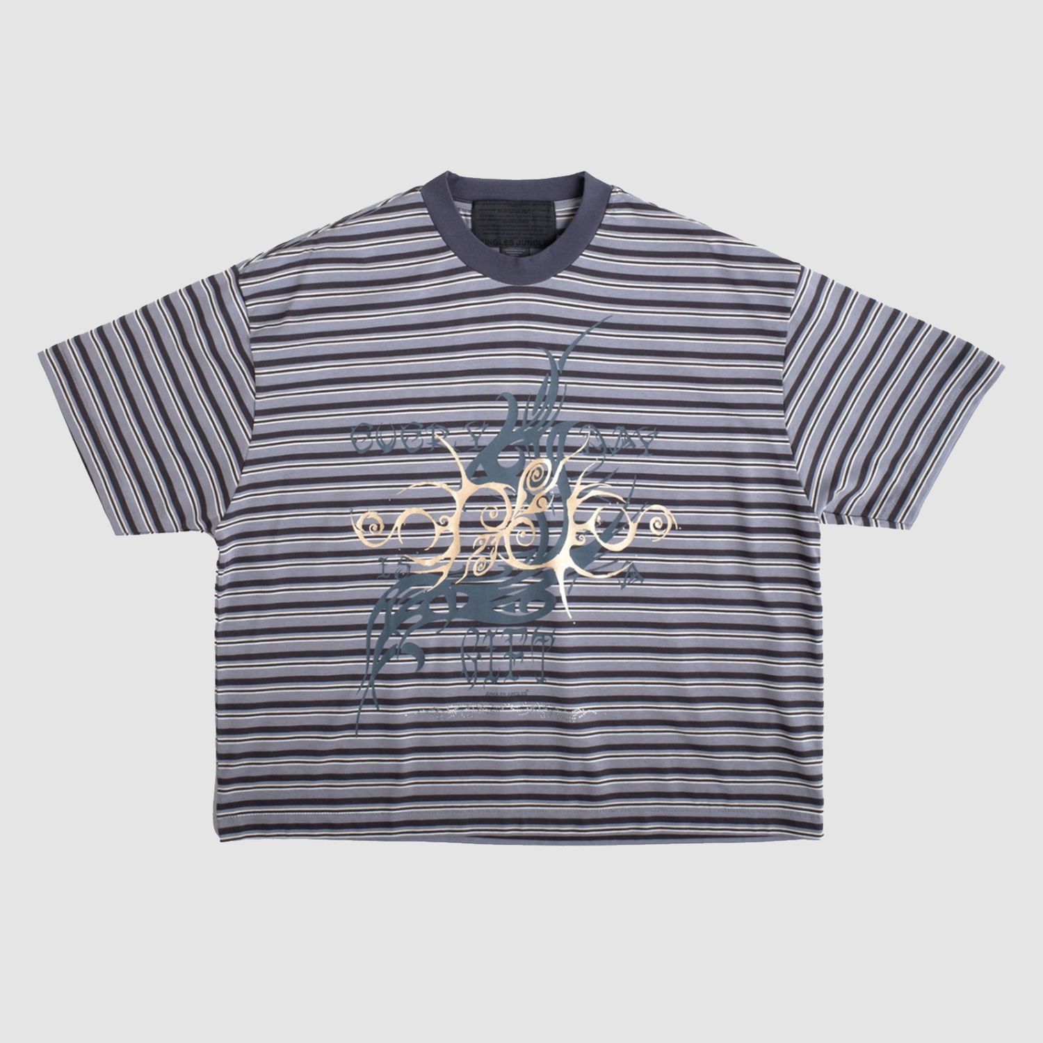 Gift Stripe T-shirt Blue