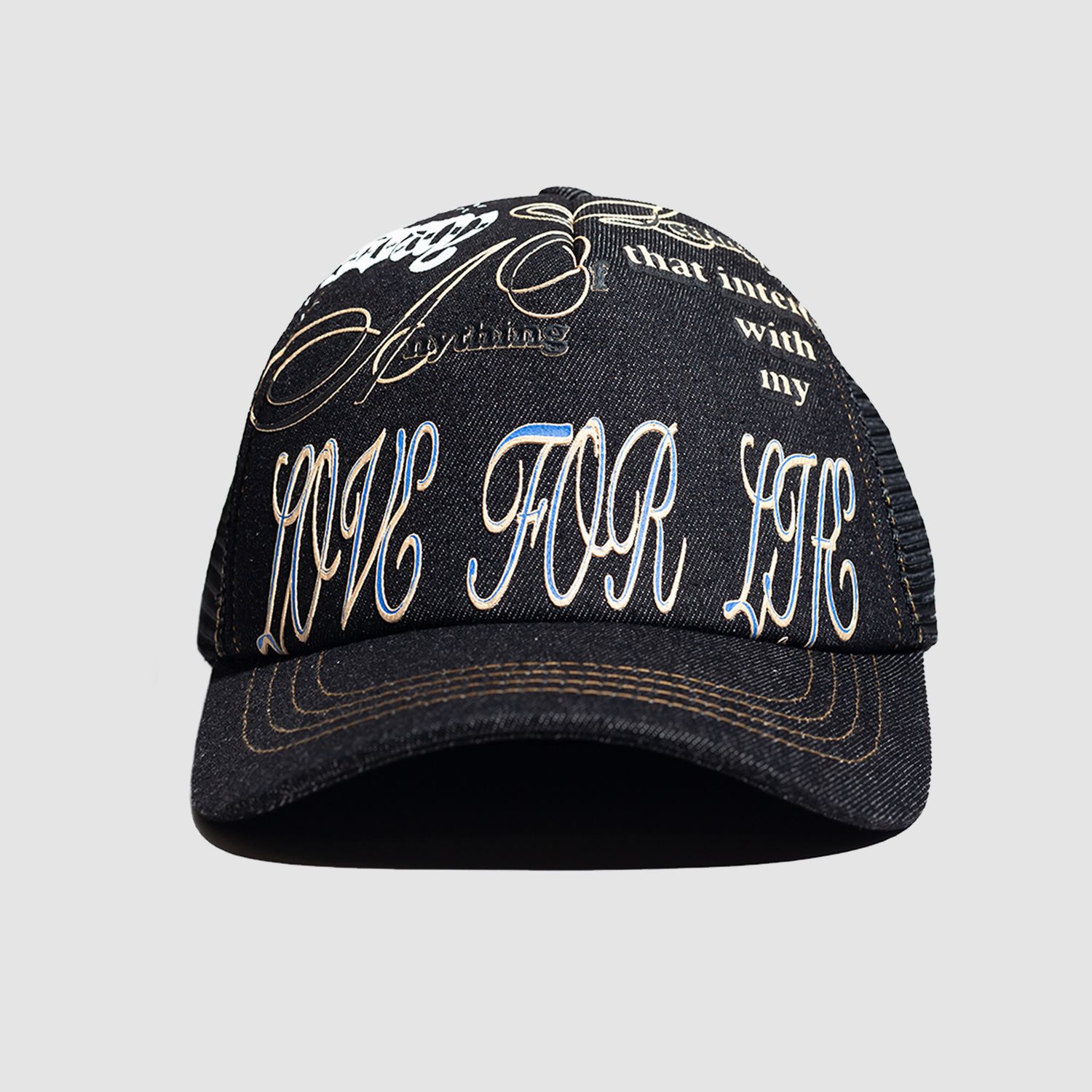 Love For Life Trucker Cap Black