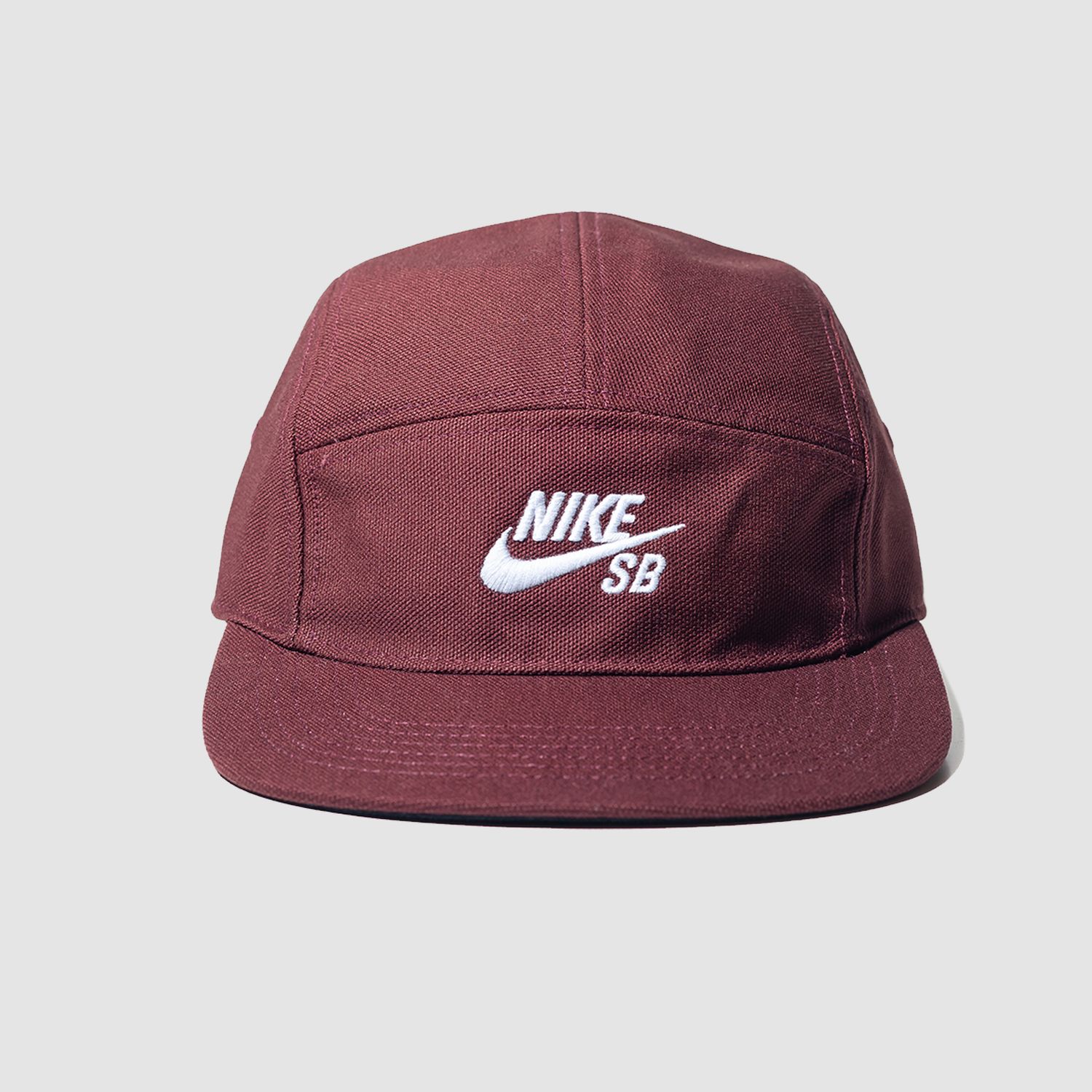 5 Panel Strap back Burgundy