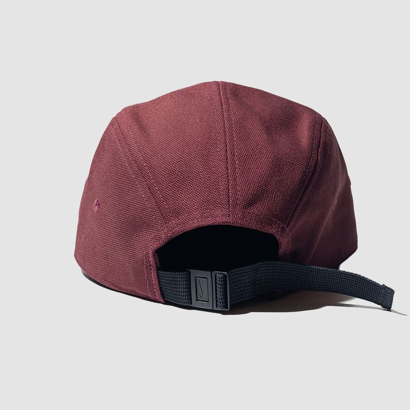 5 Panel Strap back Burgundy