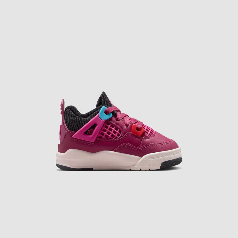 AJ4 Retro (TD) Sweet Beet/Desert Pink