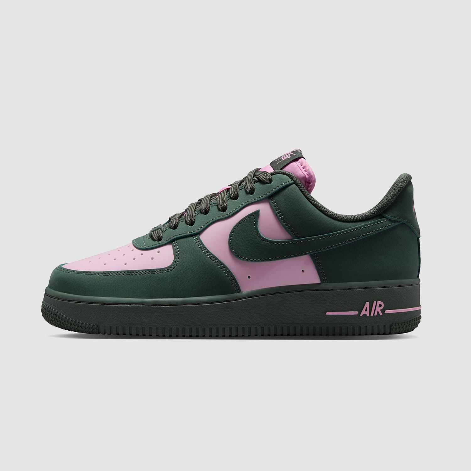 (W) Air Force 1 '07 Camo Green/Pink Rise