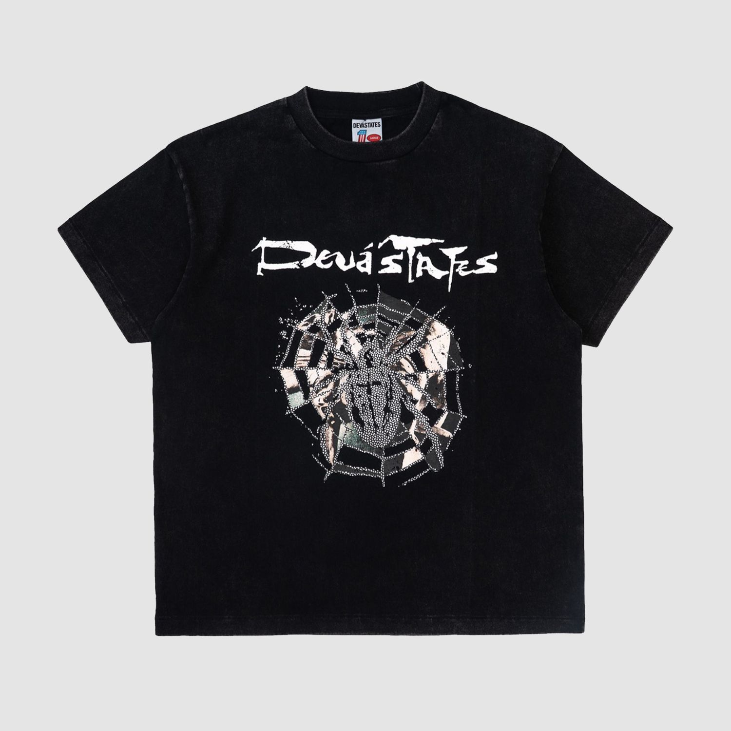 Arachnia GFX T-Shirt Washed Black