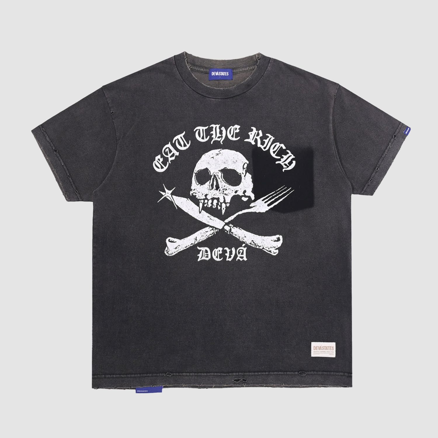 Famine T-Shirt Washed Black