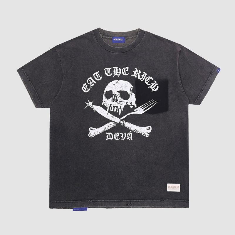 Famine T-Shirt Washed Black