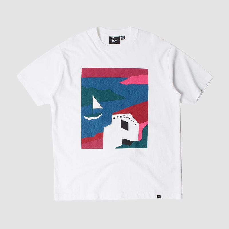 No Vacation Tee White
