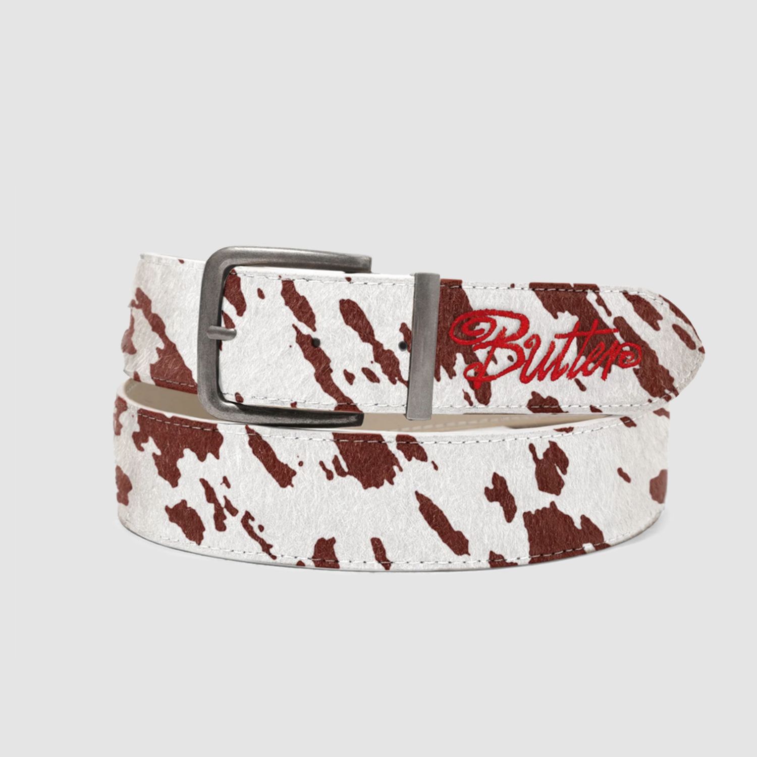 Animal Hide Belt Cow