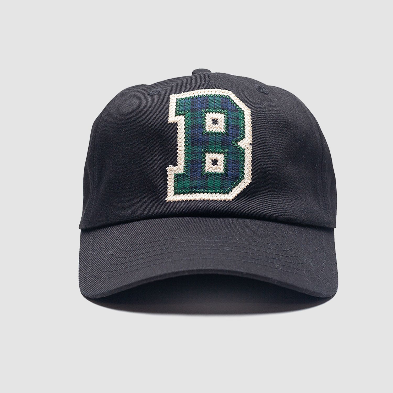 Collegiate 6 Panel Cap Black
