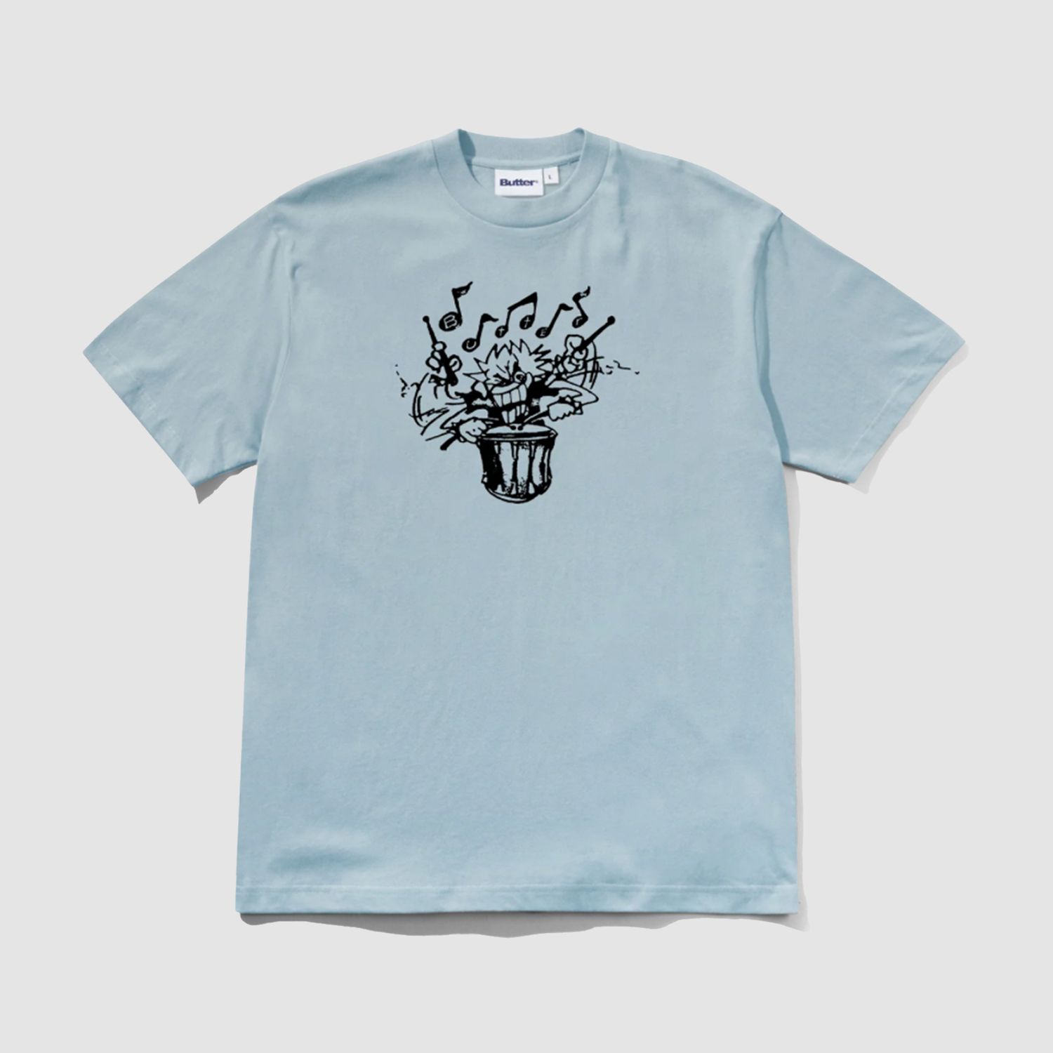 Blaring Tee Grey Blue