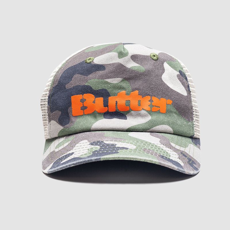 Stencil Trucker Cap Camo