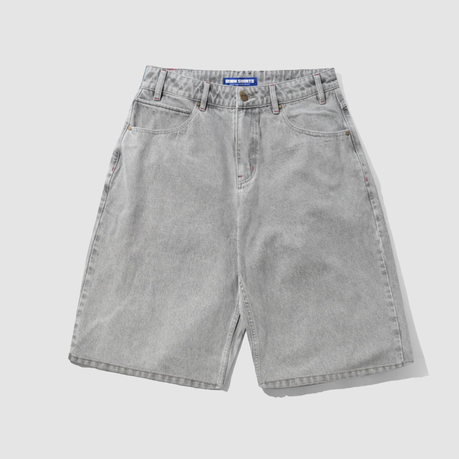 Solar Fade Denim Shorts Grey Wash