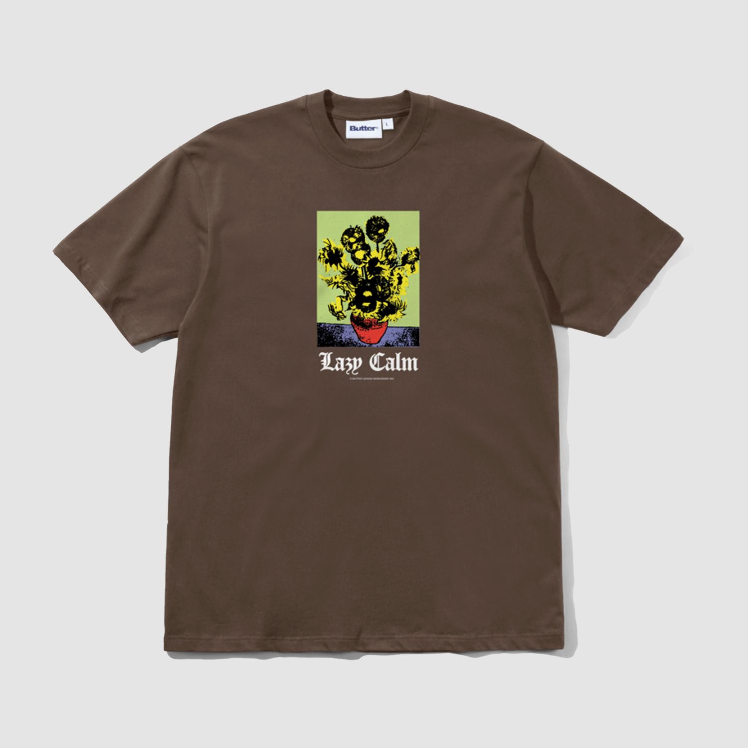 Lazy Calm Tee Brown