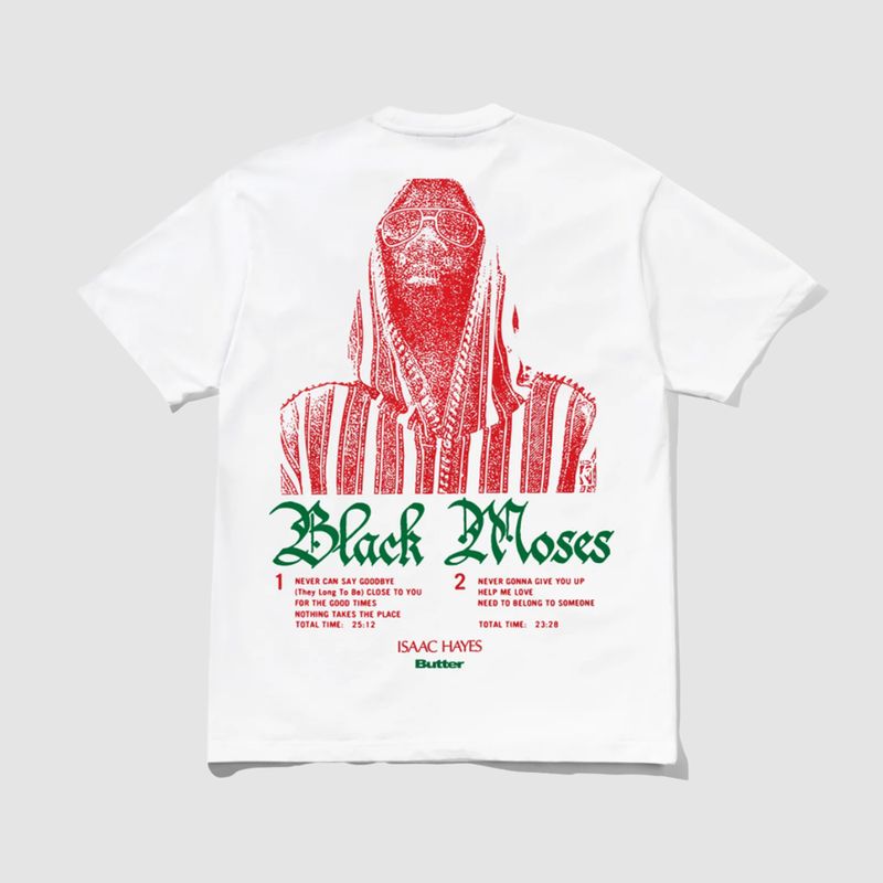 Black Moses Tee White