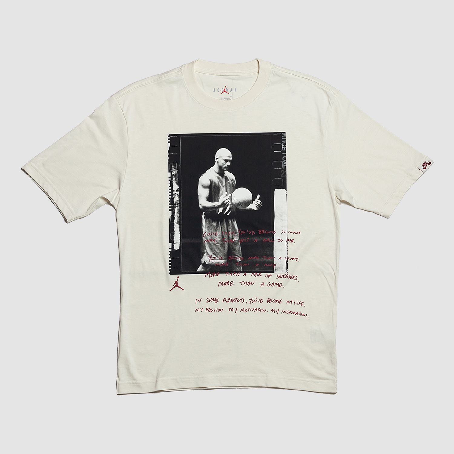 'More Than' Tee Soft Pearl