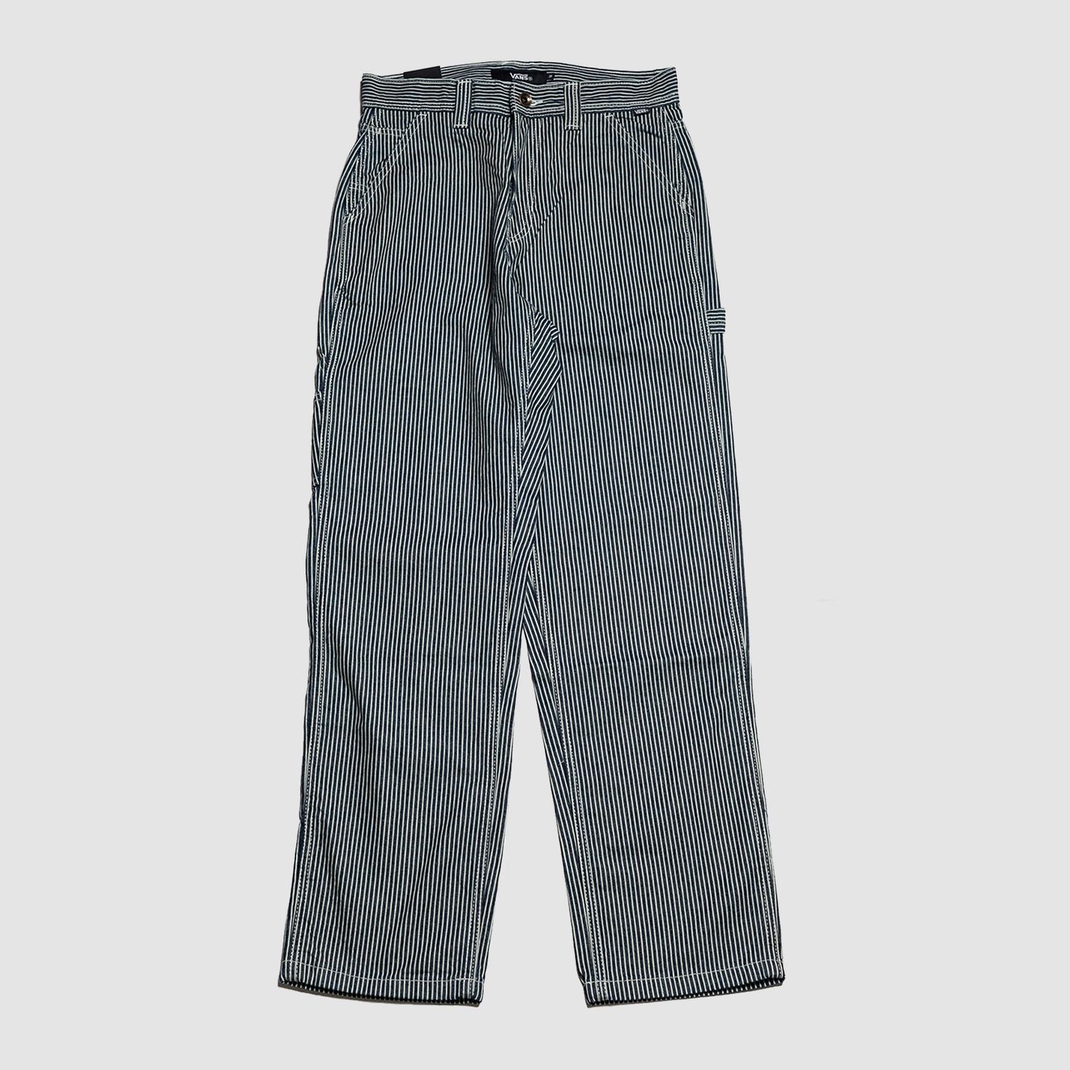 Drill Chore Carpenter Loose Striped Pants
