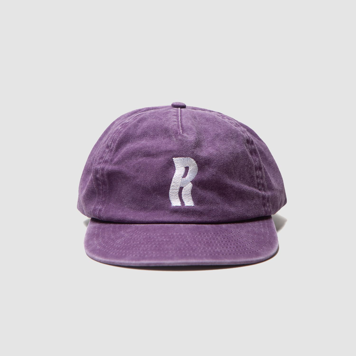 Wavy R Hat Washed Purple