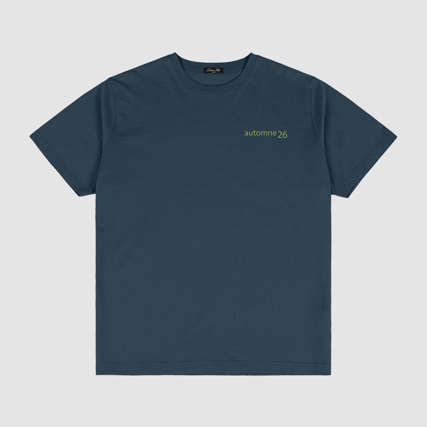 Grid Tee Navy