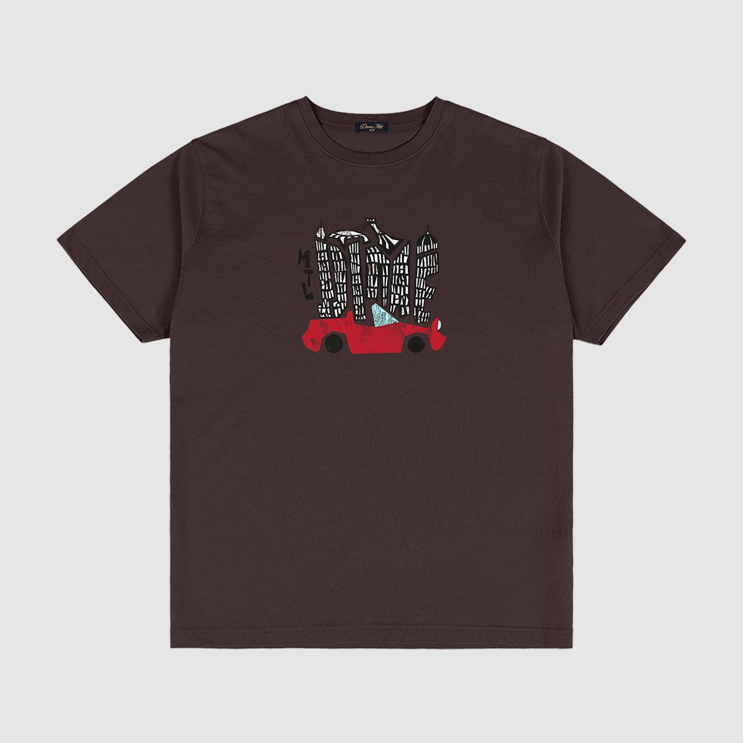 Ville Tee Dark Brown