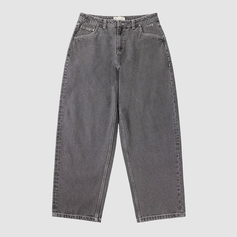 Baggy Wink Denim Pants Faded Black