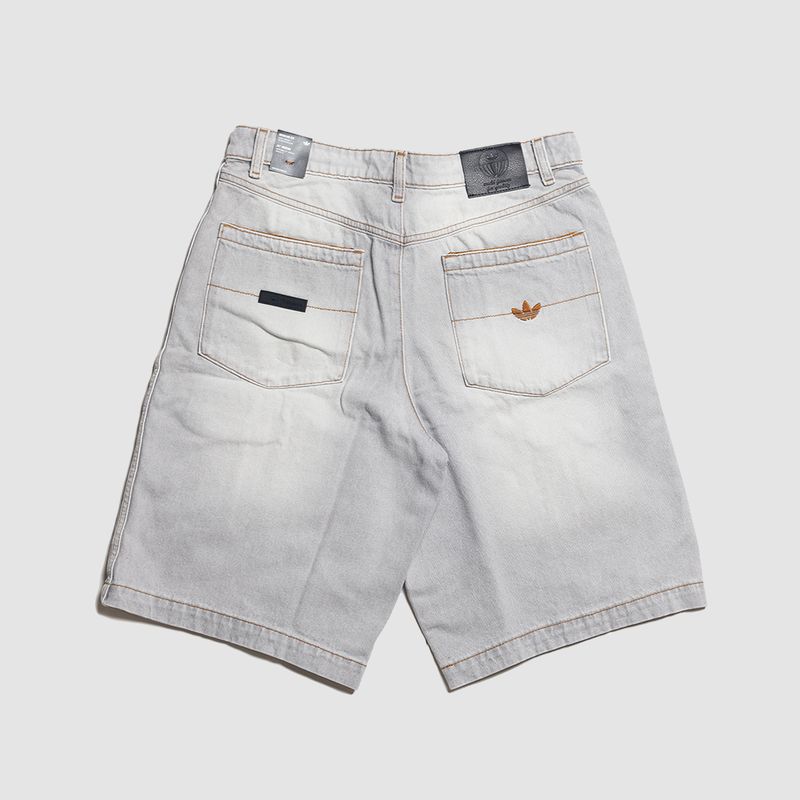 Tyshawn Washed Denim Shorts Grey