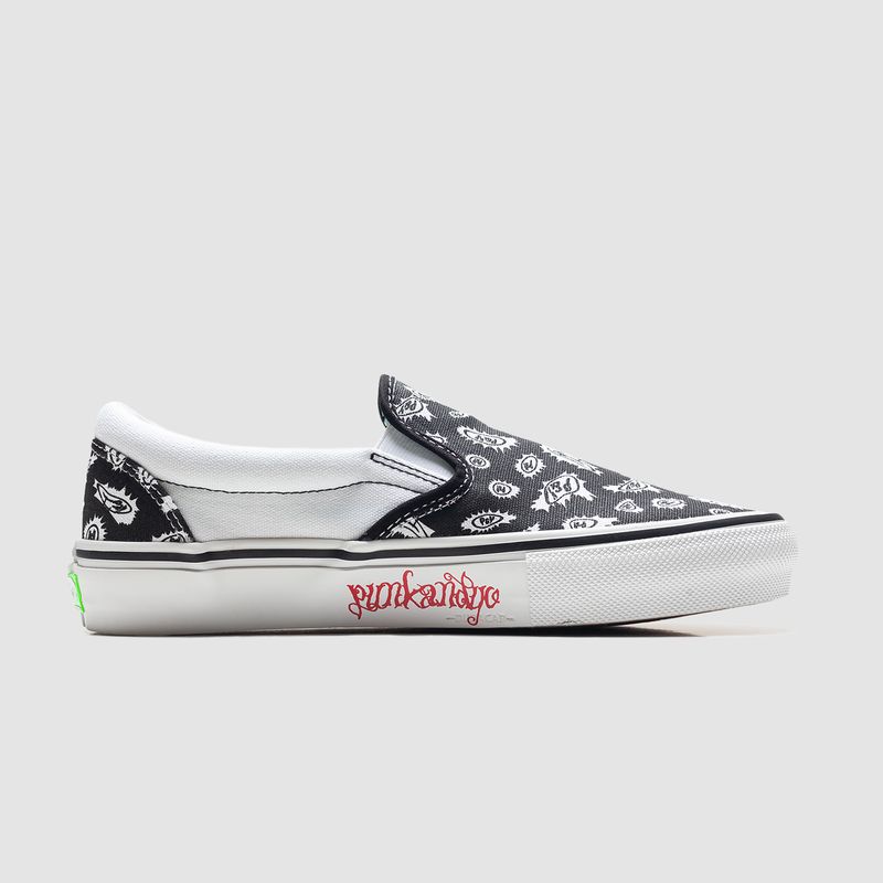 Skate Slip On x Punkandyo Black/White