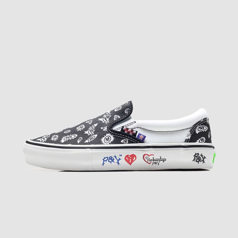 Skate Slip On x Punkandyo Black/White