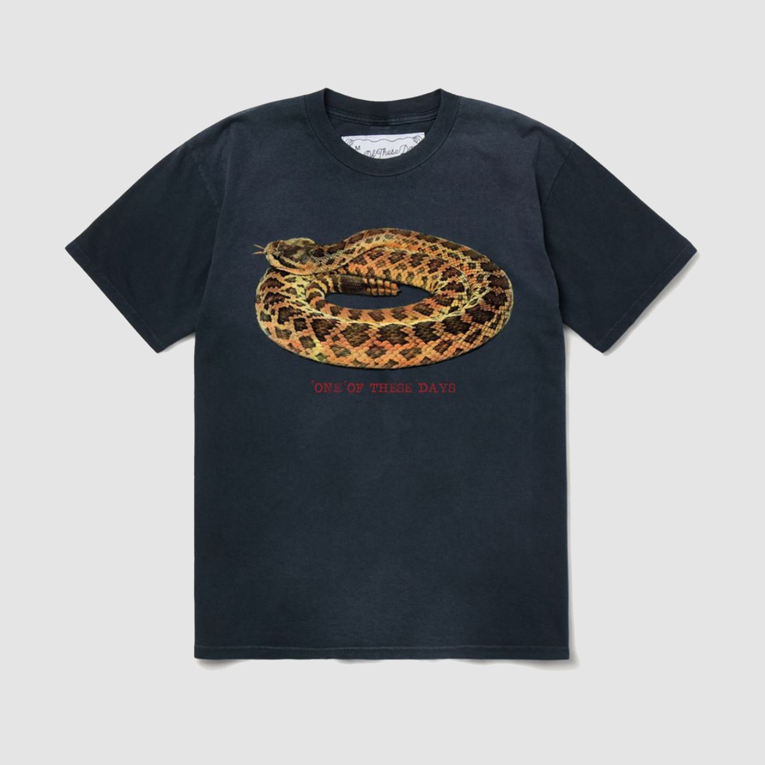 Rattler T-Shirt Sun Faded Black