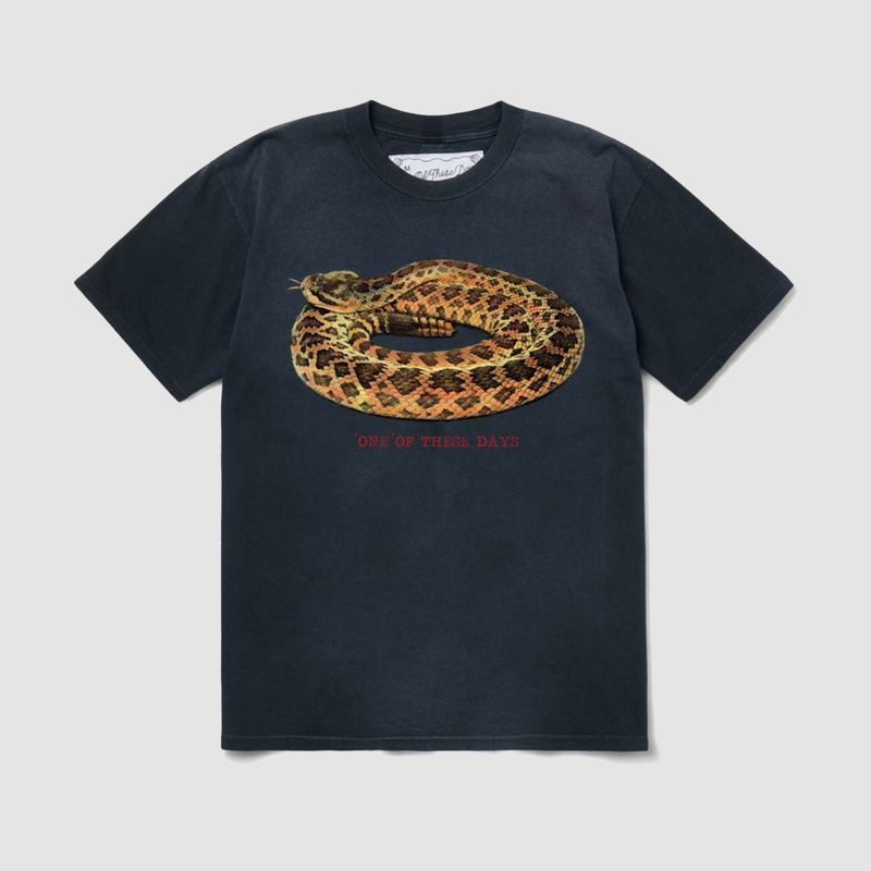 Rattler T-Shirt Sun Faded Black