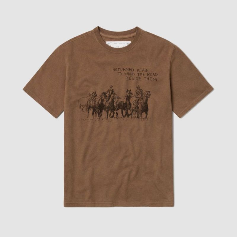 Return Again T-Shirt Brown