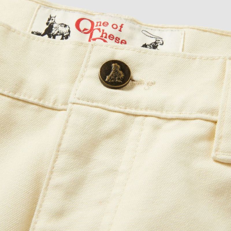 Double Knee Pants Natural