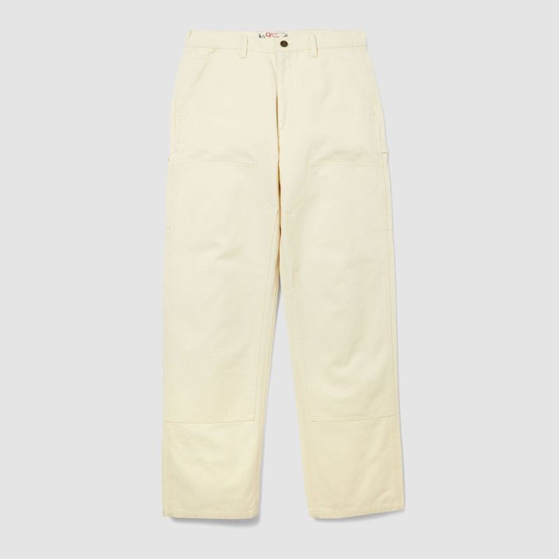 Double Knee Pants Natural