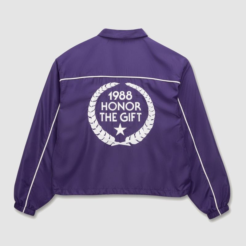 Honeycomb Track Jacket Purple
