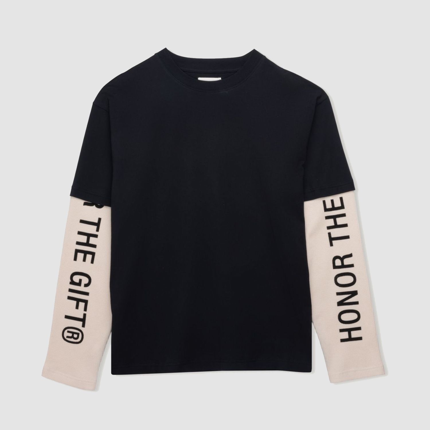 Honor Double Sleeve Tee Black