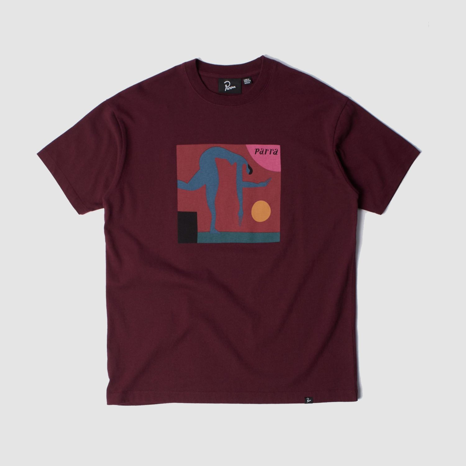 Tripped Up T-shirt Burgundy