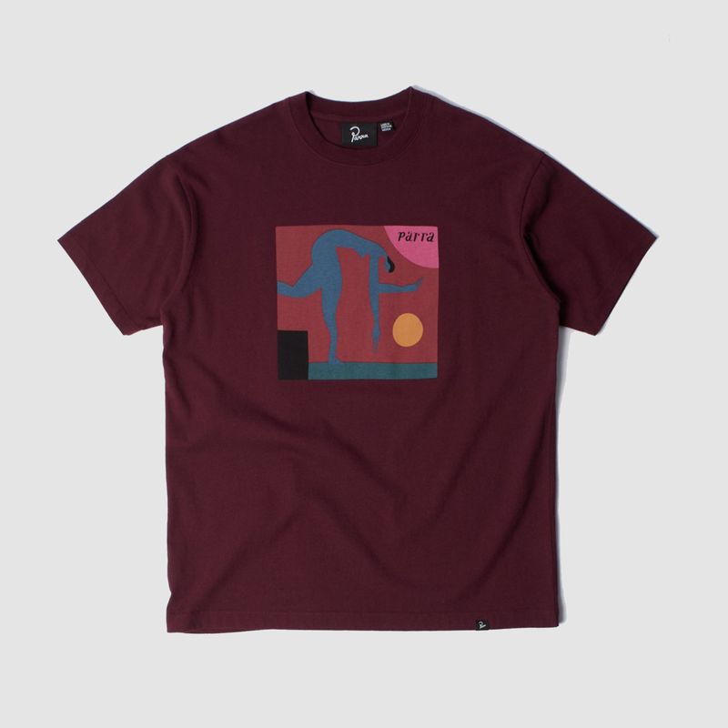 Tripped Up T-shirt Burgundy