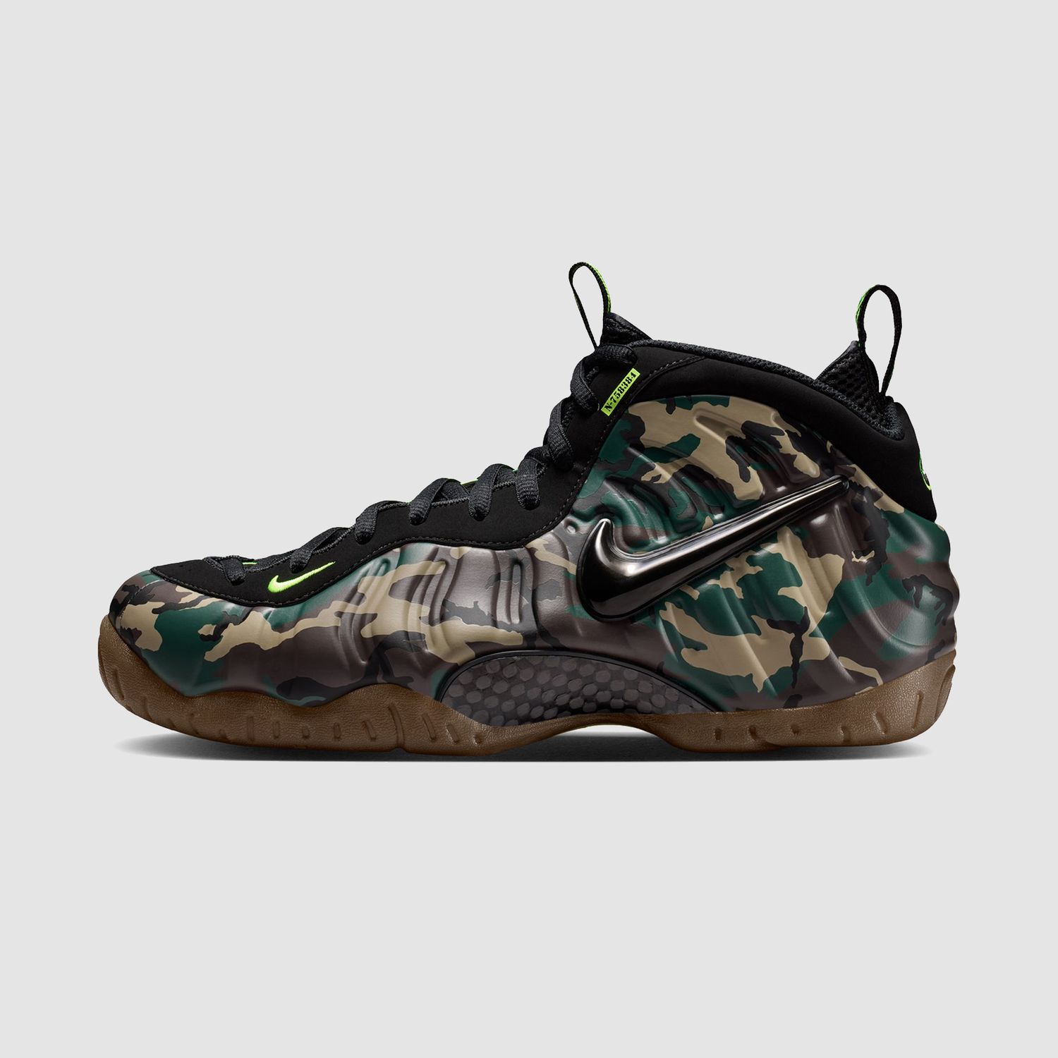 Air Foamposite Pro Black/Black-Voltage Green