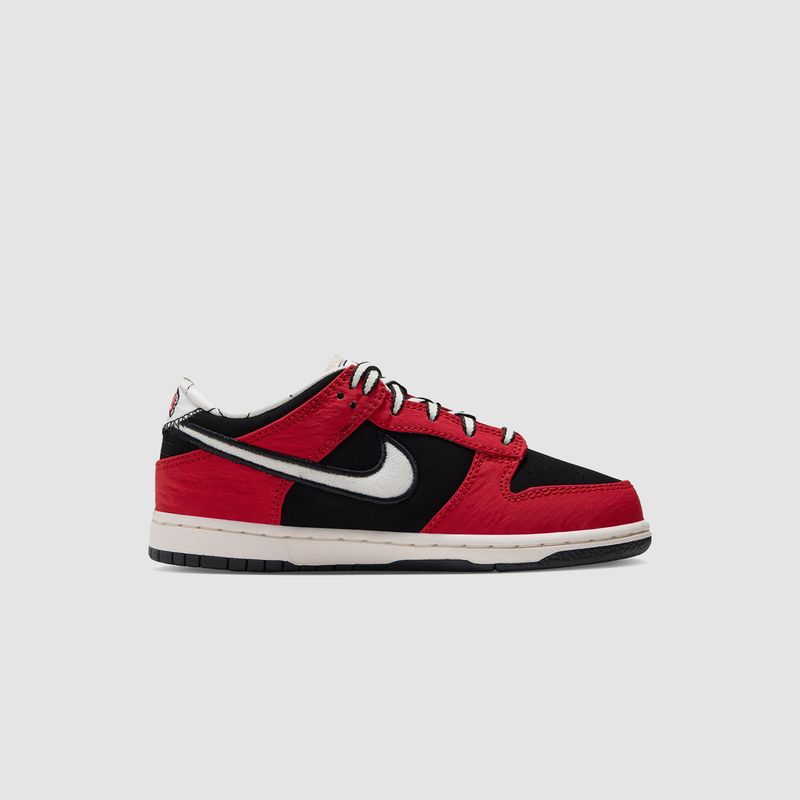 Dunk Low LV8 (PS) Black/Sail-University Red