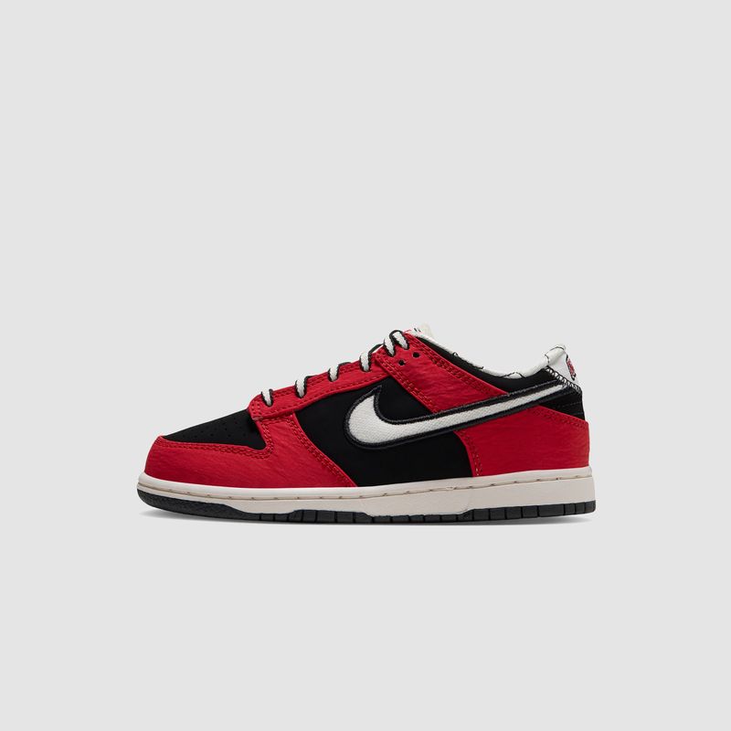Dunk Low LV8 (PS) Black/Sail-University Red