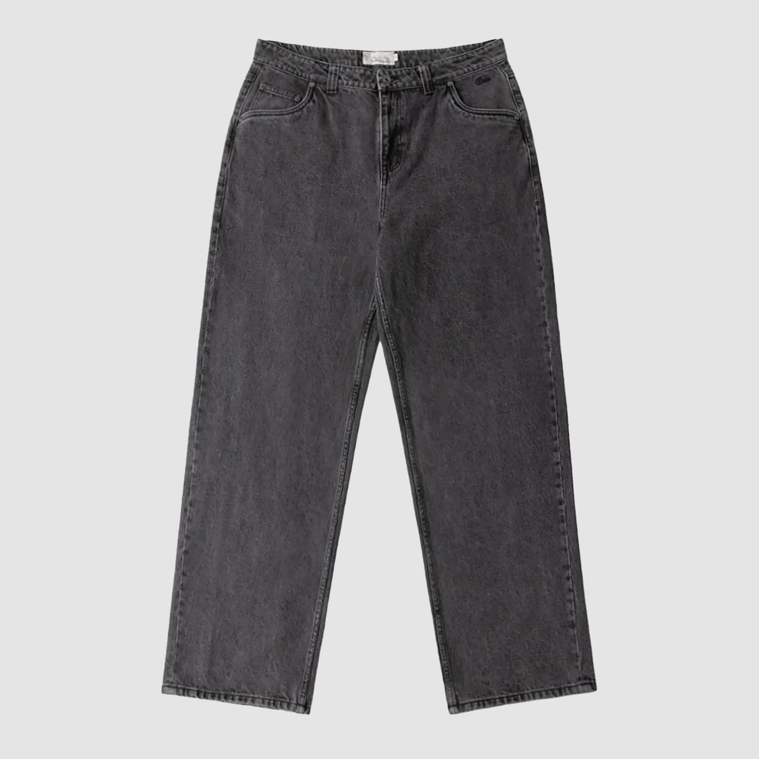 Relaxed Denim Pants Faded Black