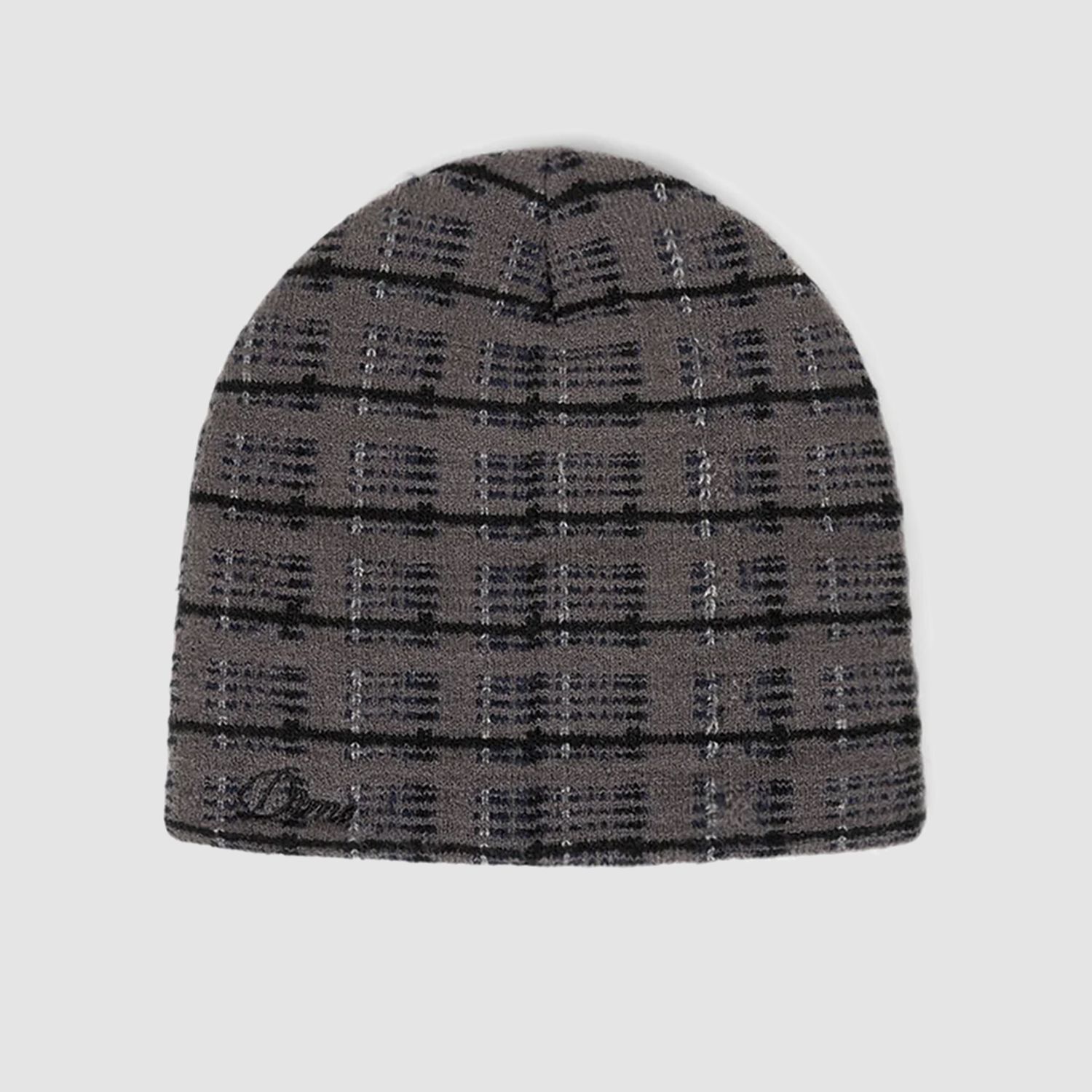 Super Plaid Skully Charcoal/Multi