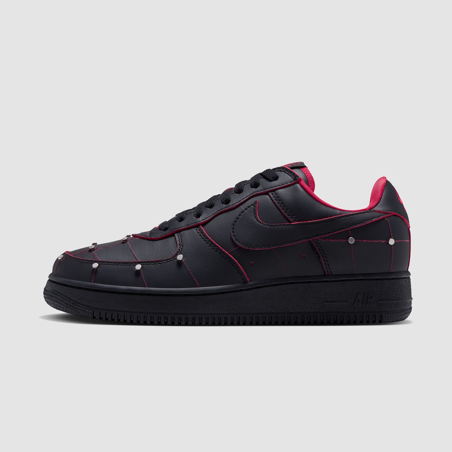 Air Force 1 '01 "Nightmare" Black Gym Red-Metallic Silver