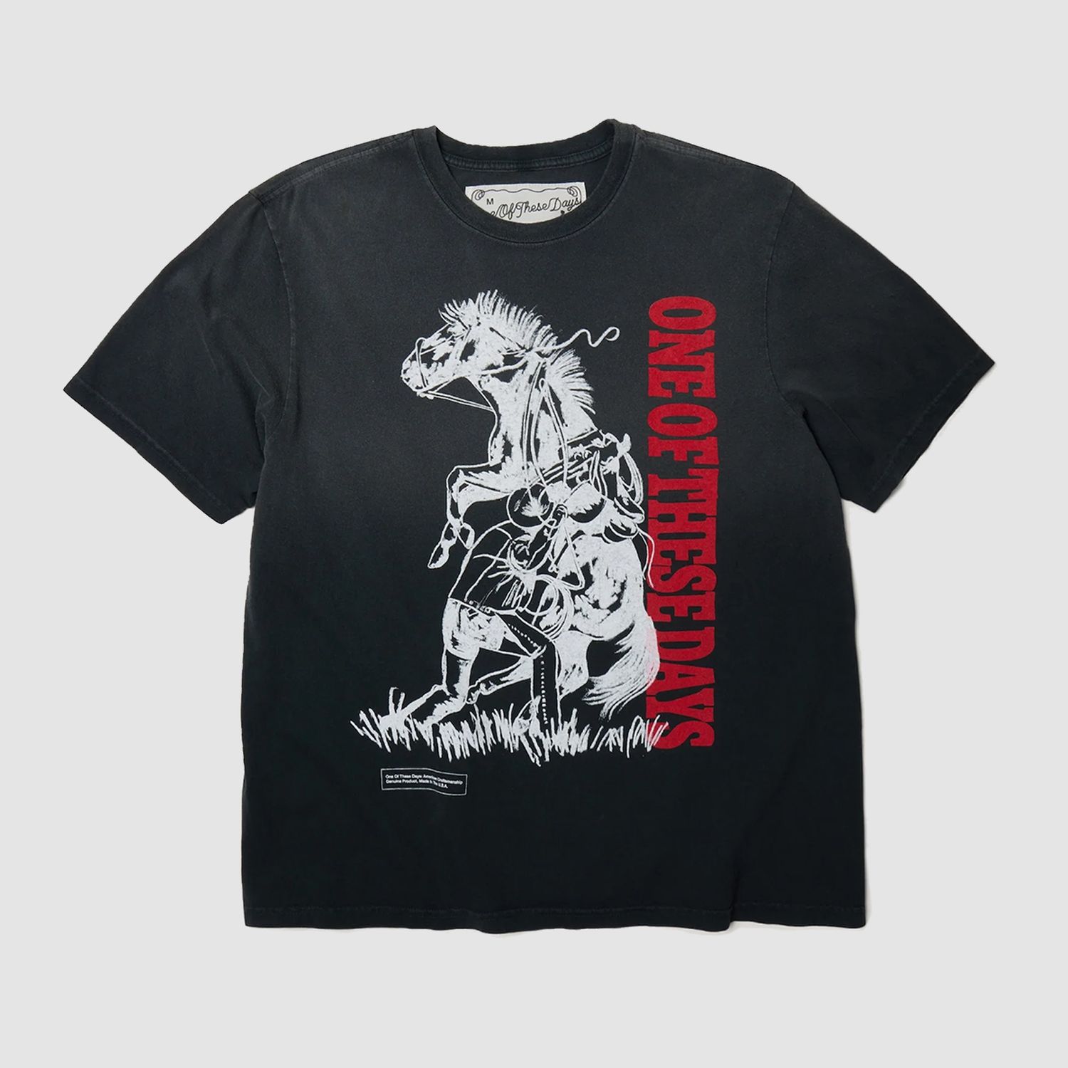 Anyhow Tee Sun Faded Black
