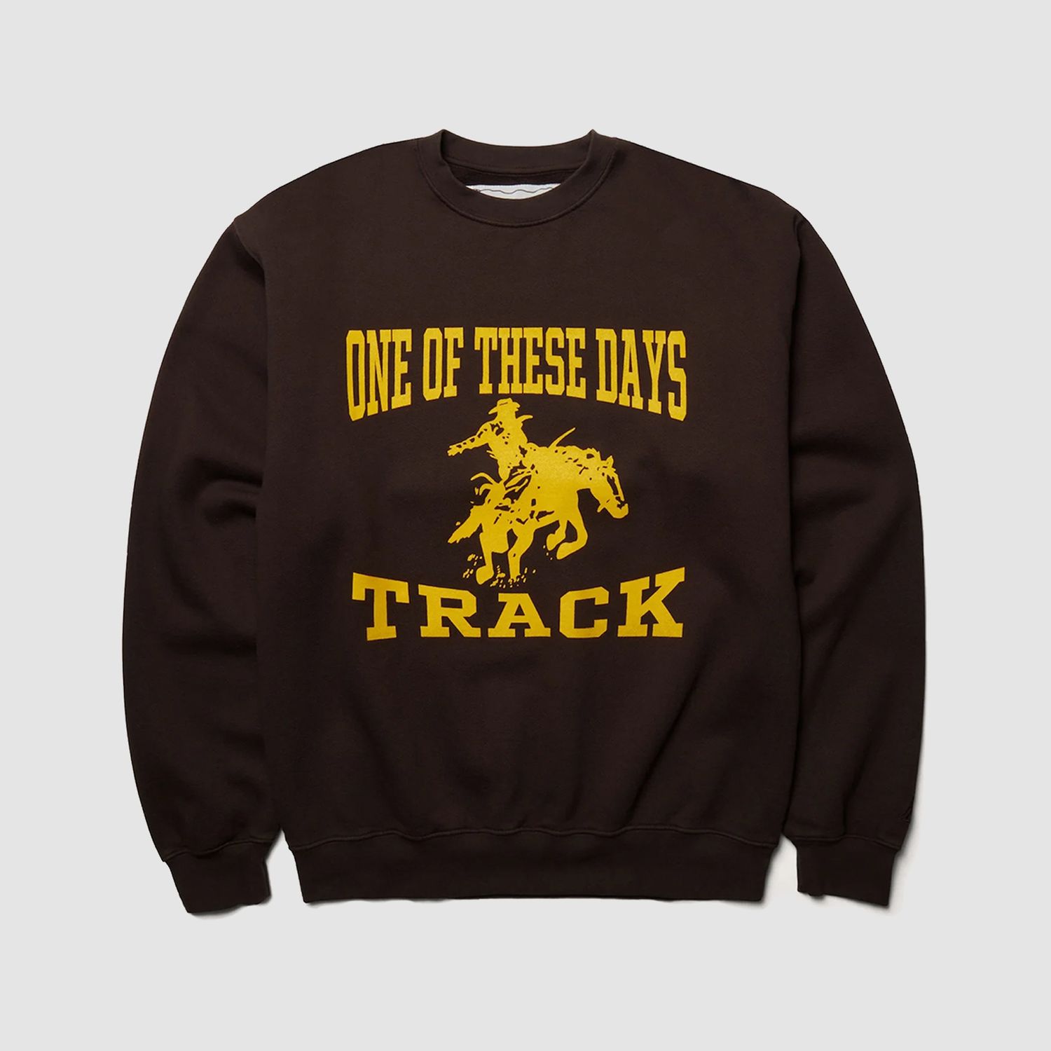 Track and Field Crewneck Dark Brown