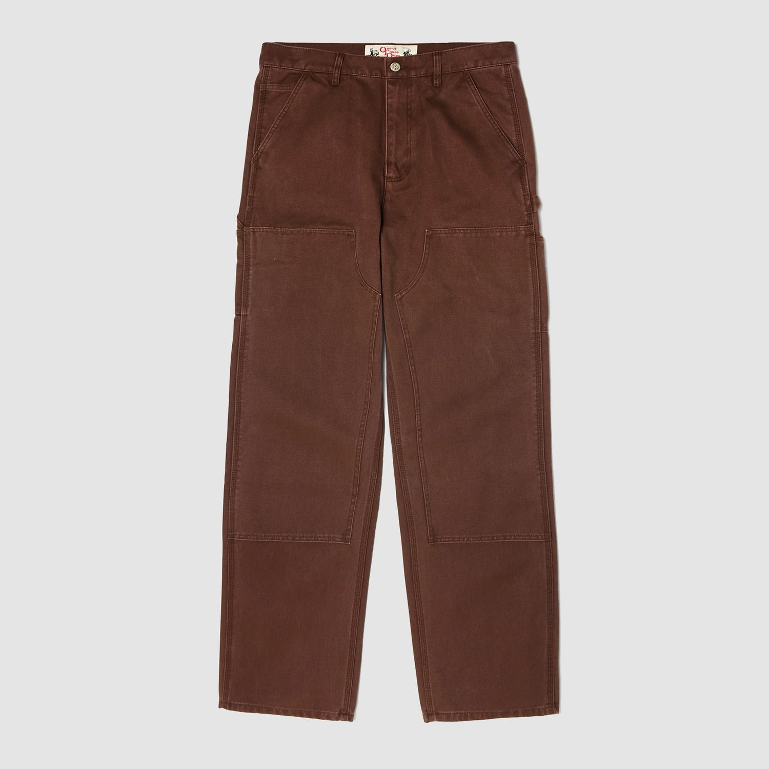 Double Knee Pants Brown