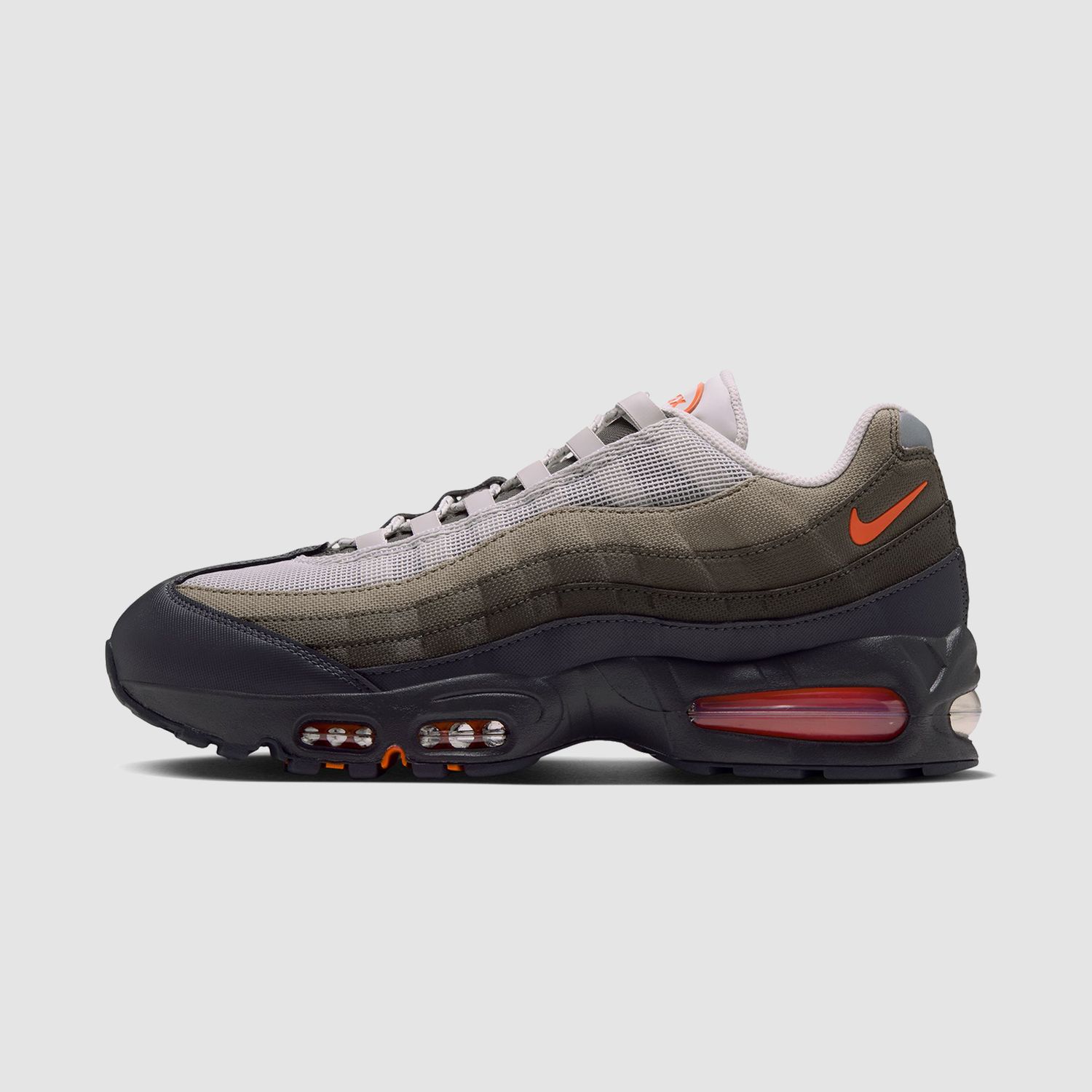 Air Max 95 Big Bubble Light Bone/ Safety Orange