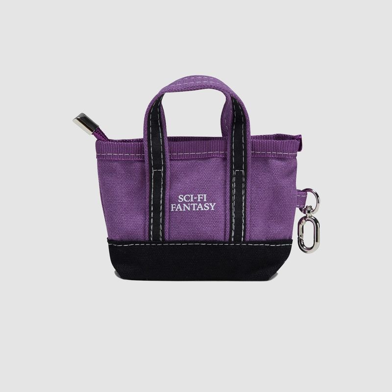 Sci-Fi Tote Keychain Purple