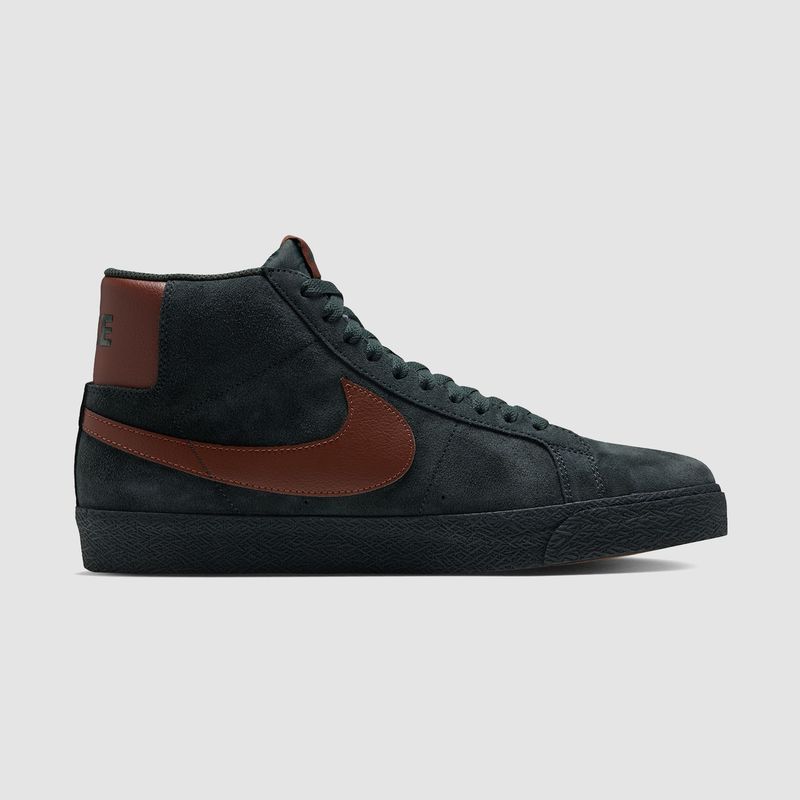 Zoom Blazer Mid Black Spruce/Corduroy Brown