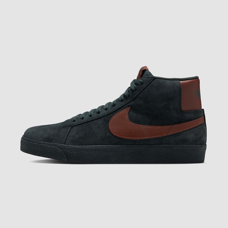 Zoom Blazer Mid Black Spruce/Corduroy Brown