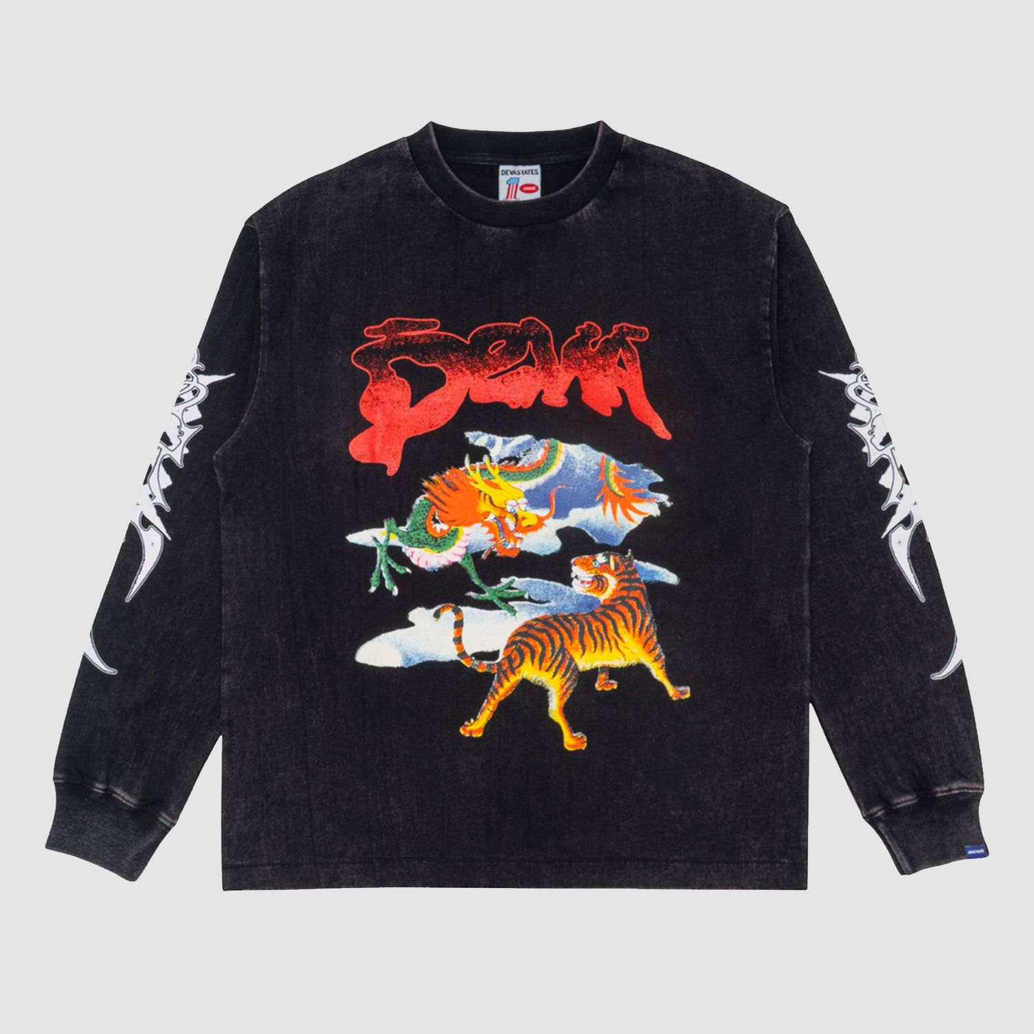 Menace Long-Sleeve Tee Black
