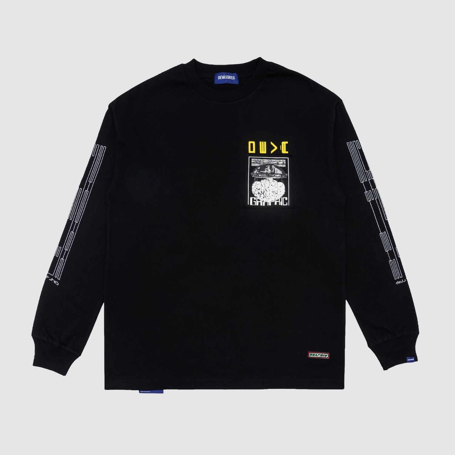 Echo Long-Sleeve Tee Black